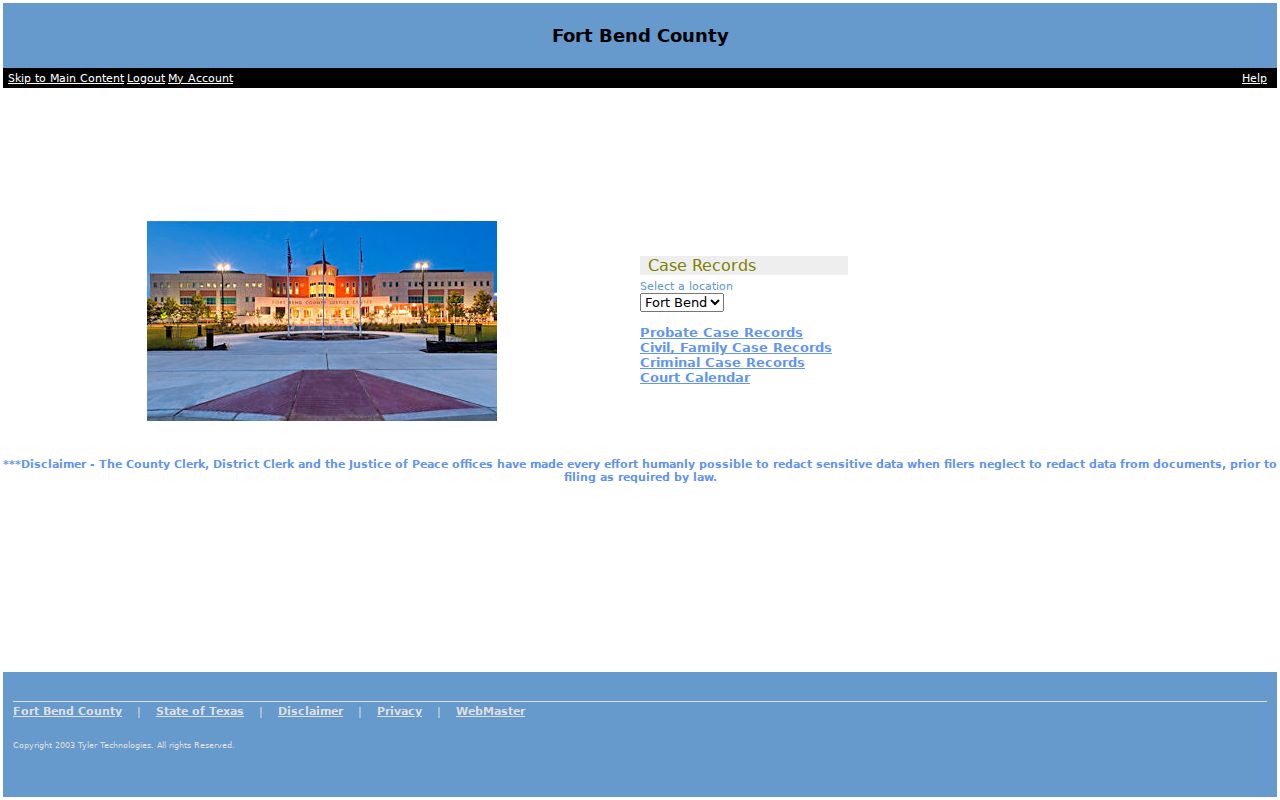 Sienna residents directory Fort Bend court search